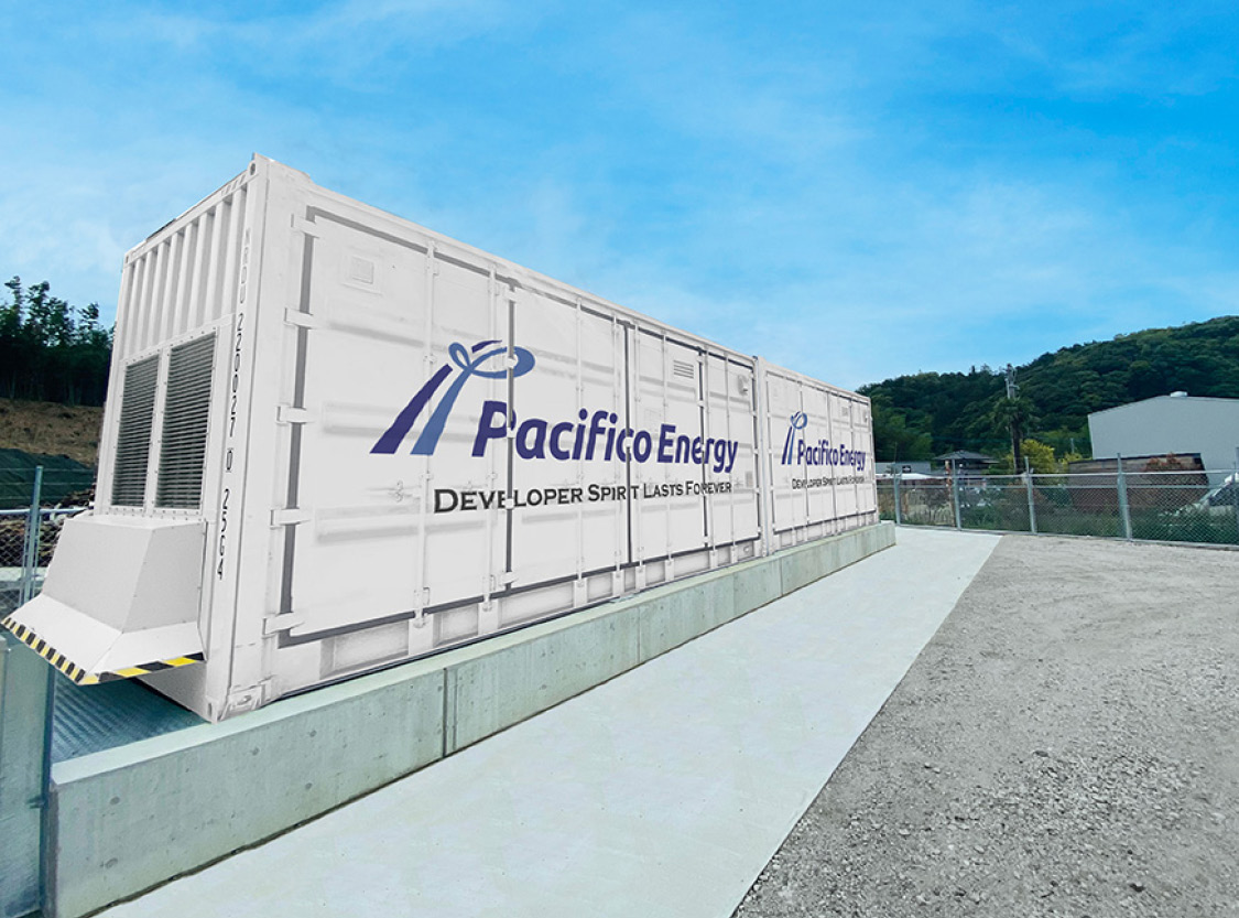 Pacifico Energy started commercial operation of Japan's first market bidding large-scale Energy Storage Systems (ESS) in Kyushu and Hokkaido